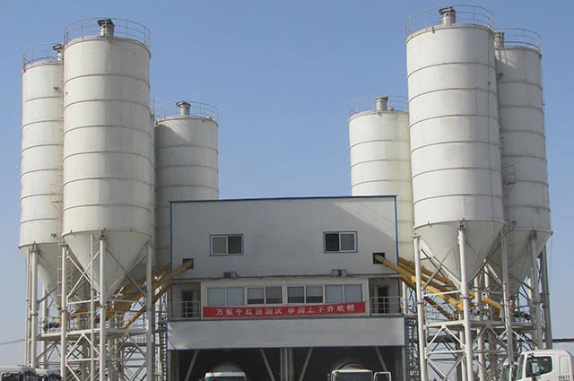 Planta dosificadora de hormigón de mezcla húmeda
